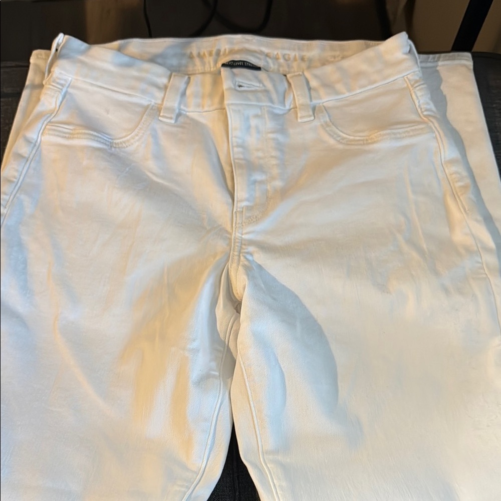 American Eagle Outfitters White Skinny Jeans